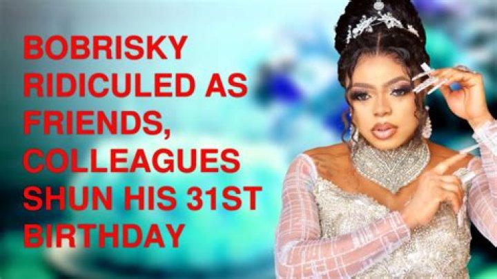 
Bobrisky Mocked As Friends Shun His 31st Birthday Party 