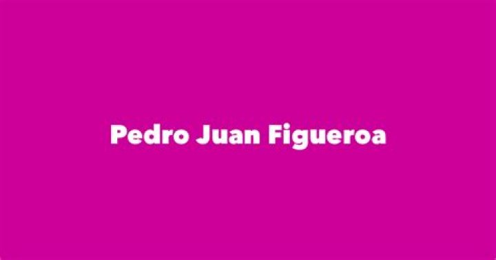How Much Money Does Pedro Juan Figueroa Make? Latest Pedro Juan Figueroa Net Worth Income Salary