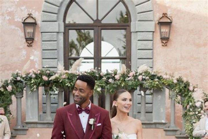 Jay Ellis Got Married To Nina Seničar At Villa Mangiacane